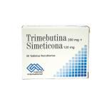 Trimebutina 200 mg + simeticona120mg caja x 30 tabletas