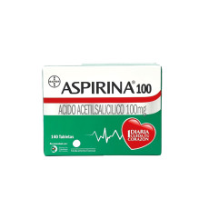 Aspirina 100mg  caja x 140 tableta